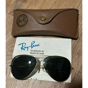 Vintage AVIATOR HAVANA COLLECTION RAY BAN Sunglasses